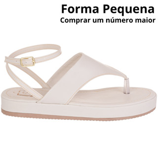 Sandália Feminina Asa Delta Plana Flatform Moda Confortável em Oferta na Shopee