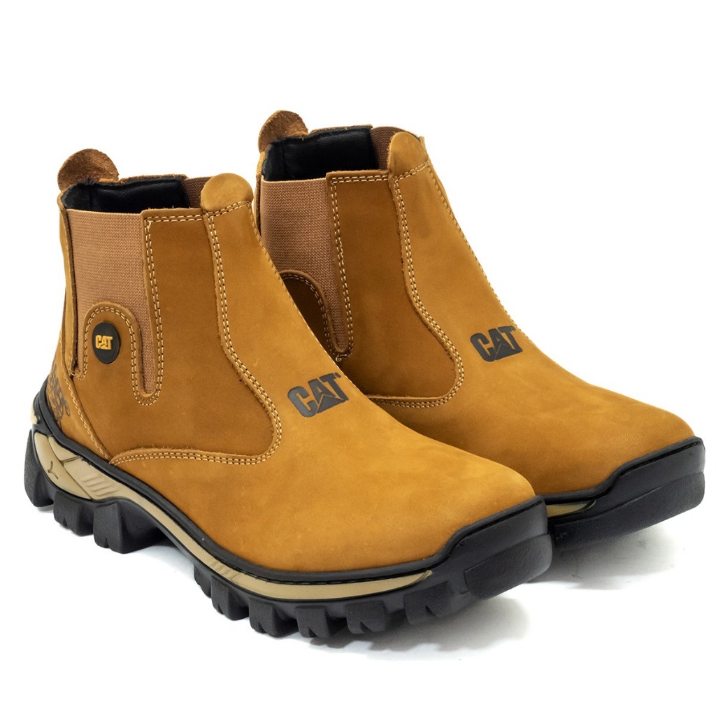 Promoção Botinas CAT Nobuck em Oferta na Shopee