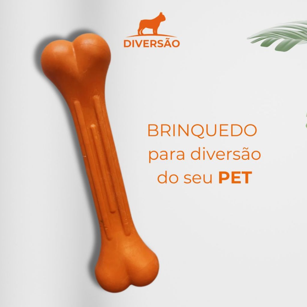 Kumpel, brinquedo para cachorro, mordedor, linha diversão, osso três linhas