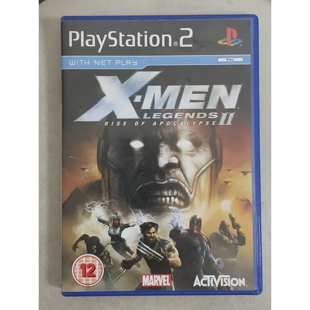 X-men Legends Ii Ps2 Cib Pal Europeu Original