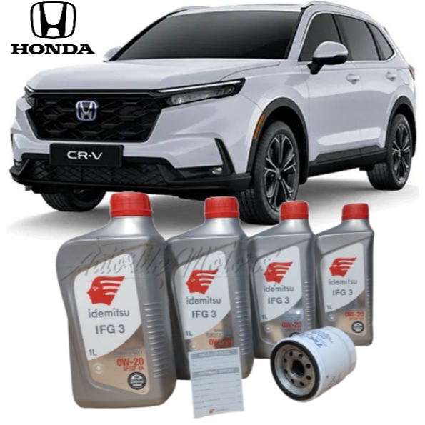 Kit Troca Óleo 0w20 Idemitsu Honda CRV 2.0  2012 em Diante + Etiqueta Controle de Óleo em Oferta na Shopee