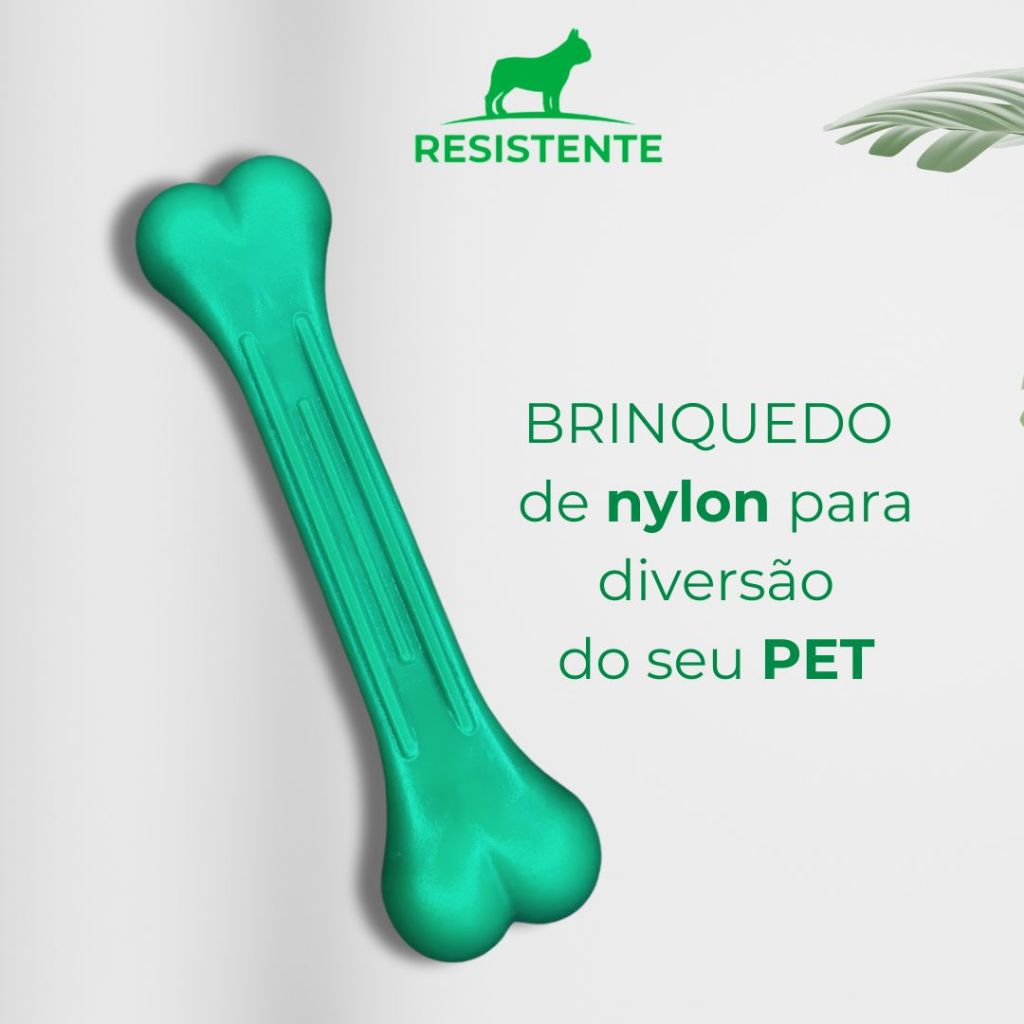 Kumpel, brinquedo para cachorro, mordedor, linha resistente, osso três linhas