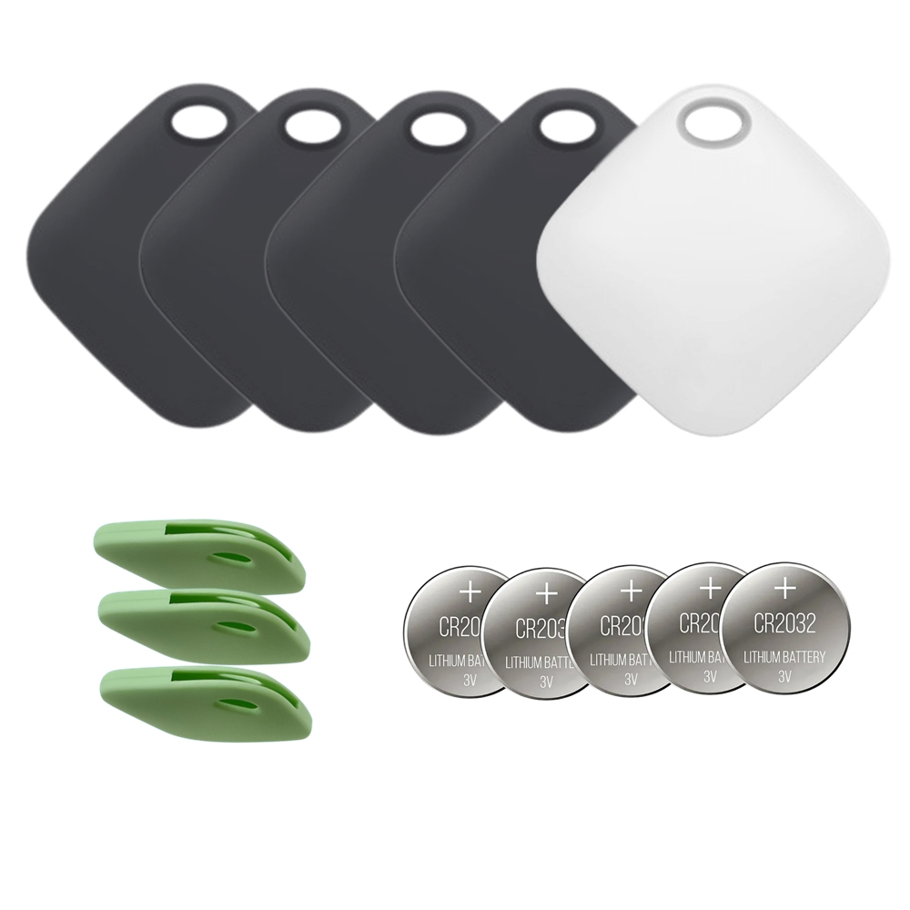 Kit 05 Rastreador Tag inteligente para iPhone iOS + Acessórios