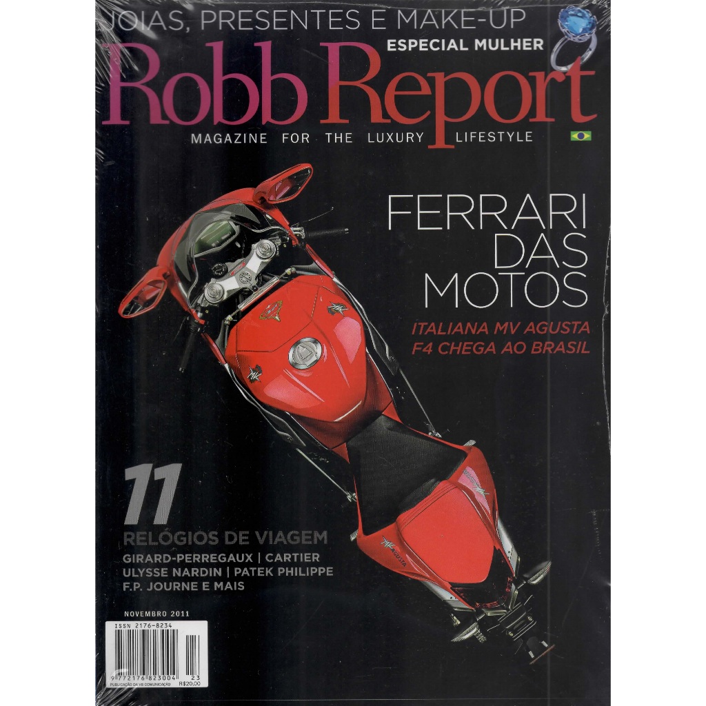 Ferrari das Motos; Joias; Presentes & Make-Up > Robb Report