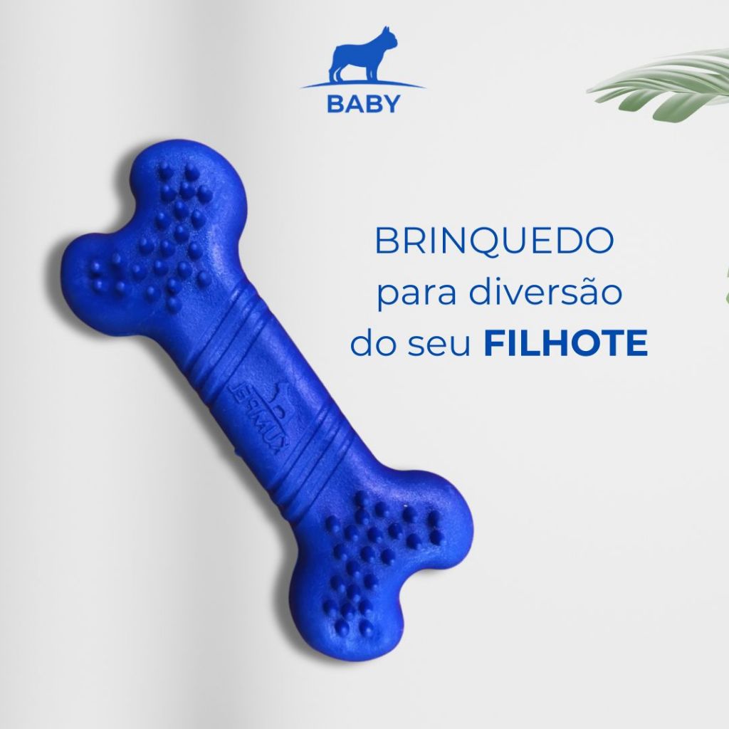 Kumpel, brinquedo para cachorro, mordedor, linha baby, osso P