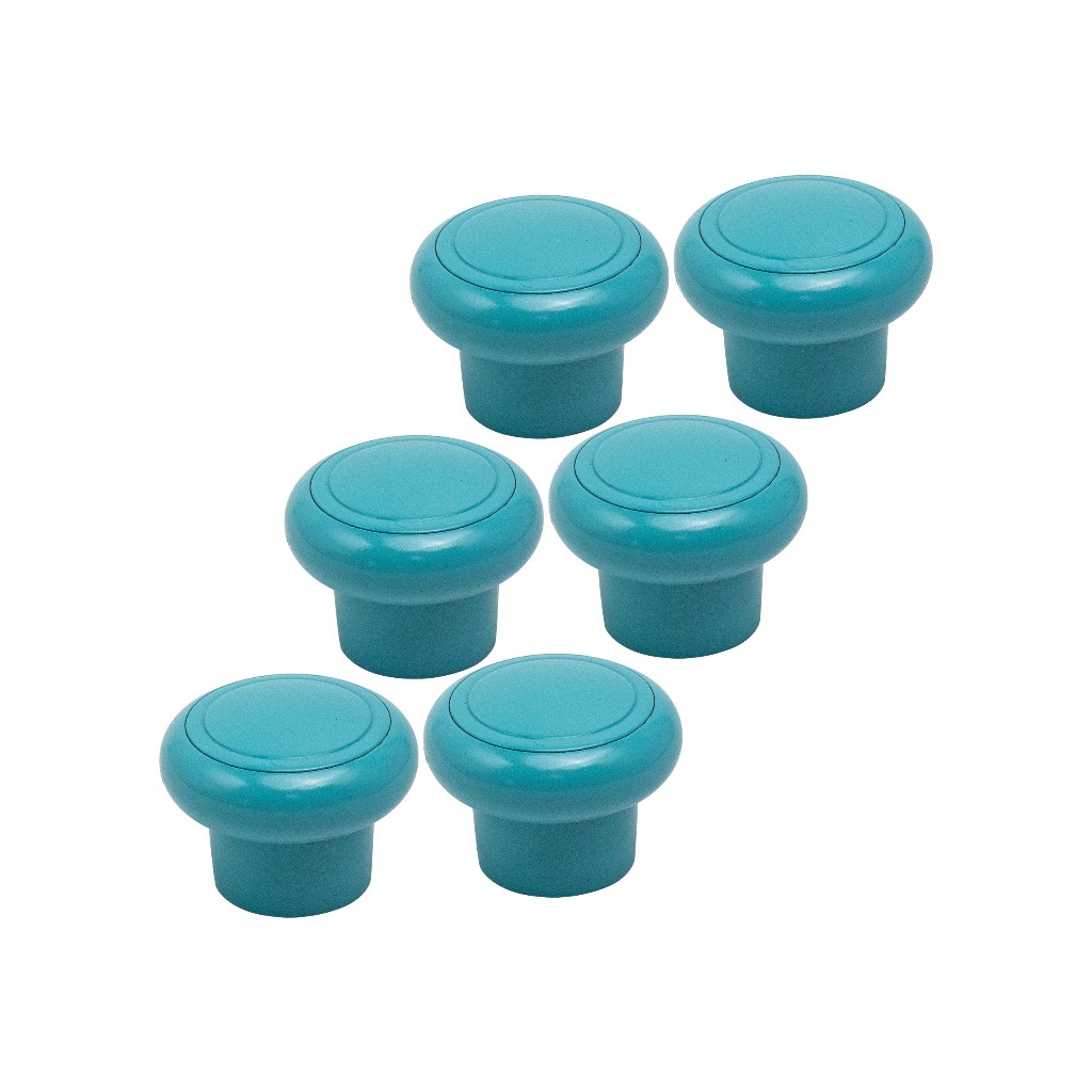 6 Puxadores Cristaleira Bolinha Comoda Movel Quarto Vintage