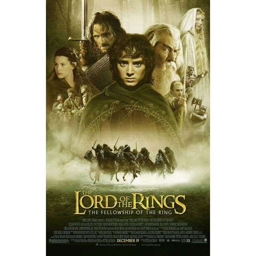 Poster Senhor dos Anéis - Filme - Senhor dos Anéis