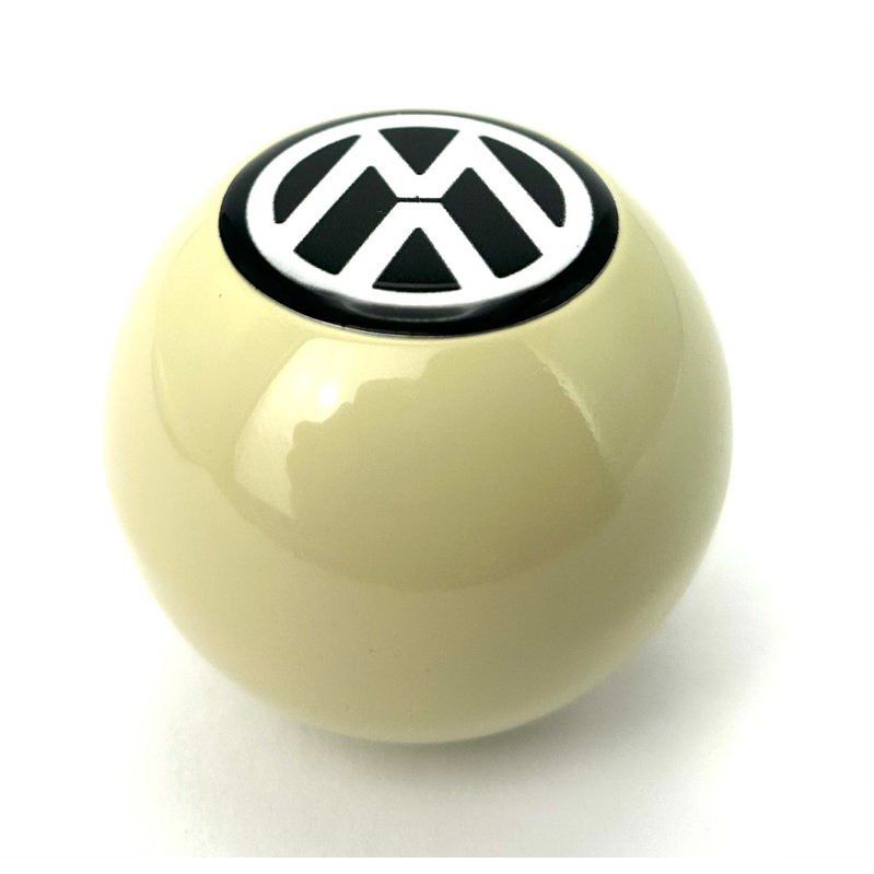 Manopla Bola de Câmbio Fusca VW Bolinha Marfim Fusca Kombi Brasília 12mm