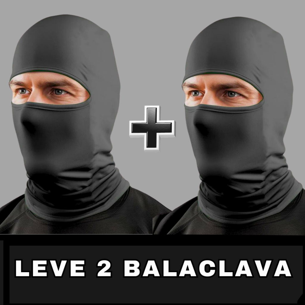 Kit 2 Toucas Balaclava Proteção Solar de Motoqueiro bala clava Motoboy em Oferta na Shopee