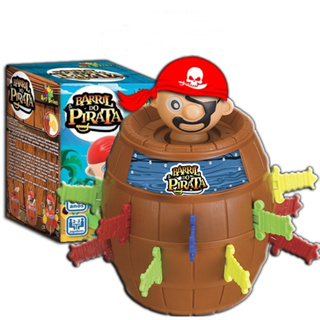 Jogo Barril Pula Pula Pirata  Interativo  Brinquedo Infantil Educativo com 16 Espadas em Oferta na Shopee