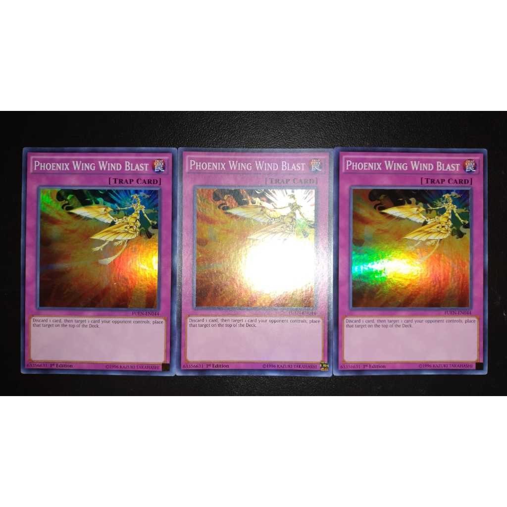 Yu-Gi-Oh! 3x Phoenix Wing Wind Blast