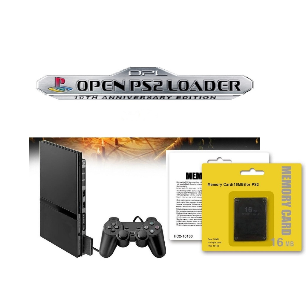 Memory Card 16mb com Opl e Ulaunchelf. atualizado