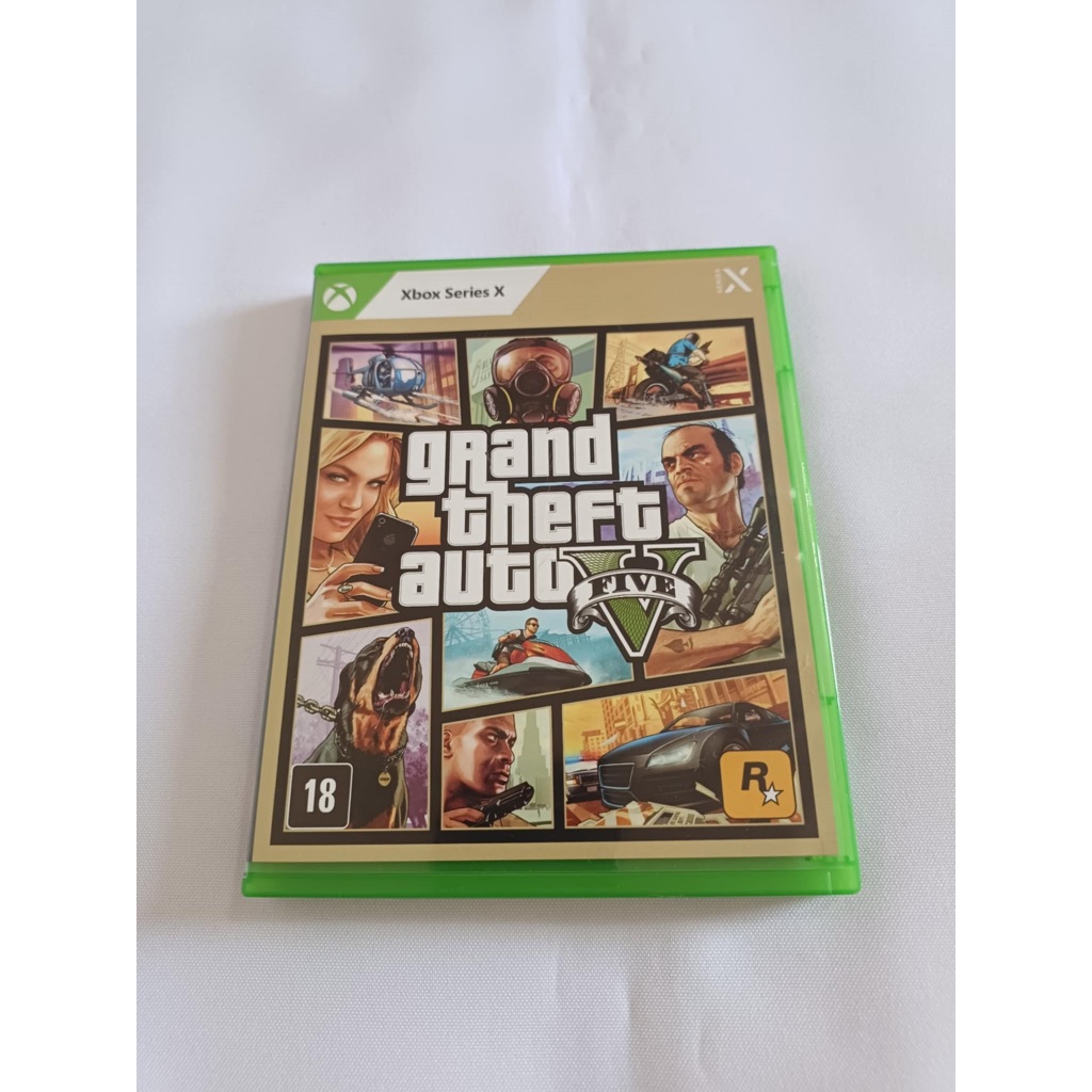 Grand Theft Auto Gta V Xbox Series X Mídia Física