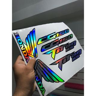 kit adesivos cg titan ks holografico impresso em Oferta na Shopee
