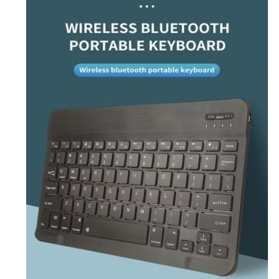 Mini Teclado Bluetooth ULTRA SLIM Recarregável Compatível Com PC Tablet Android Apple IOS Microsoft