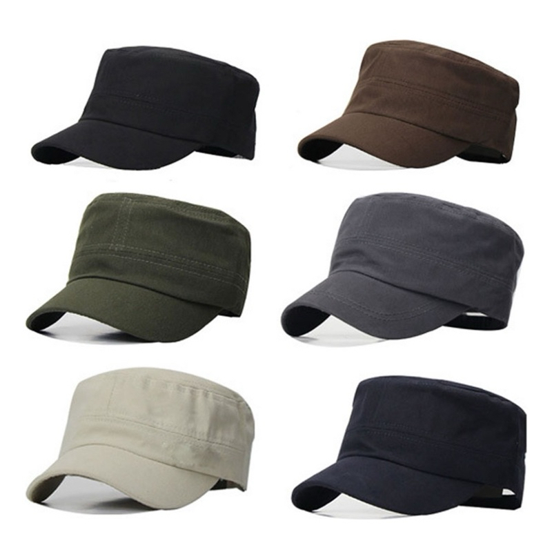 Boné quepe tipo militar cap liso camping tática boné liso