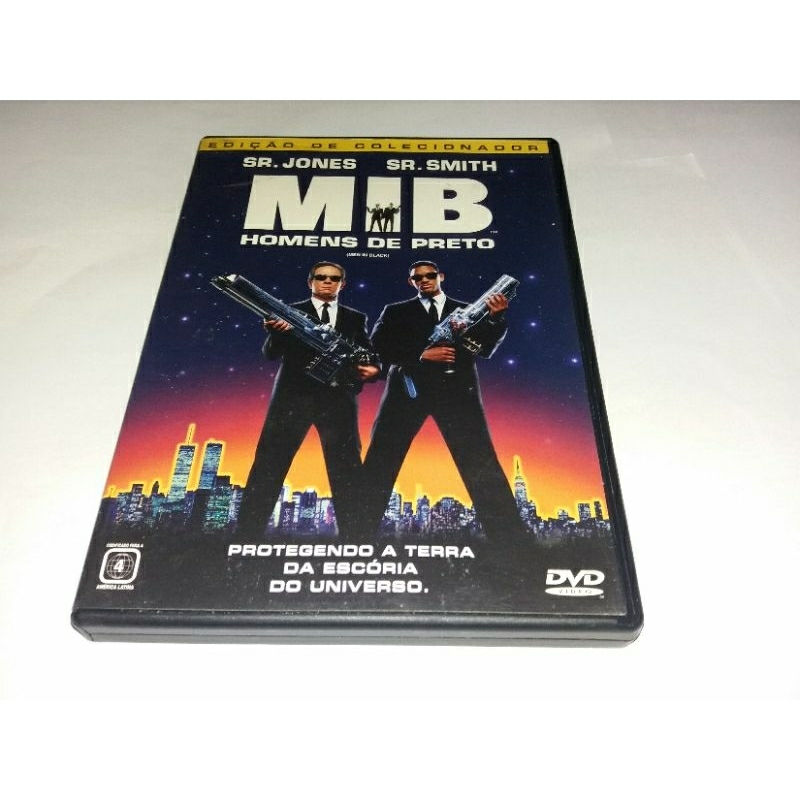 Dvd - MIB : Homens de Preto - 1997 - Wil Smith - Tom my Lee Jones - Dublado - Encarte
