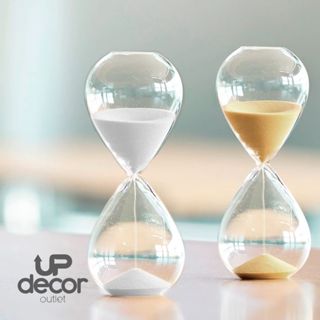 Ampulheta de Vidro Decorativa para Casa – 5, 15 ou 30 Minutos em Oferta na Shopee