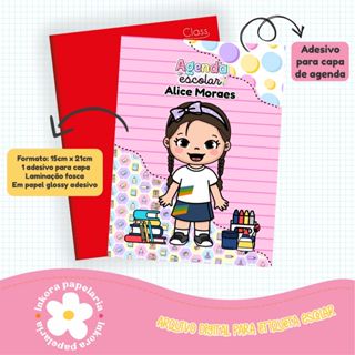 ADESIVO PARA CAPA DE AGENDA "INFORMAÇÕES IMPORTANTES ESTÃO NA DESCRIÇÃO" ENVIO EM 15 DIAS ÚTEIS em Oferta na Shopee