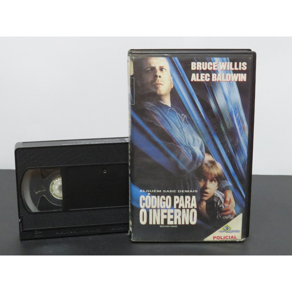 FITA VHS FILME CÓDIGO PARA O INFERNO