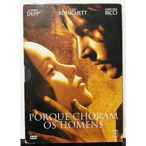 DVD Porque Choram os Homens. SEMINOVO!    Johnny Depp, Cate Blanchett, Christina Ricci