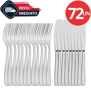 Jogo Utensílios Garfo e Faca Aço Inox Para Casa Restaurante Buffet em Oferta na Shopee