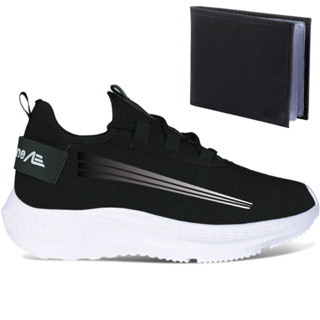 TENIS MASCULINO ACADEMIA CAMINHADA TREINO ADAPTION KIEV + CARTEIRA EM COURO em Oferta na Shopee