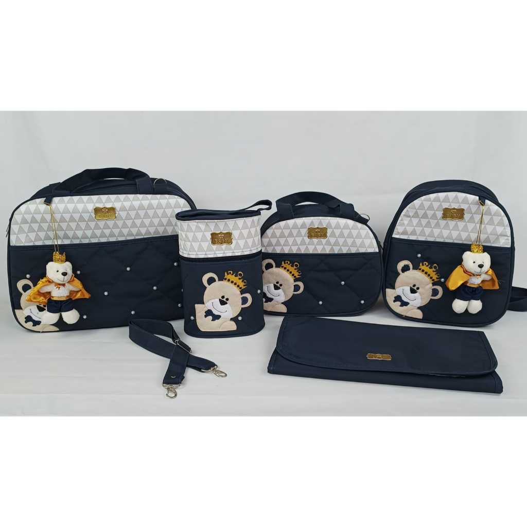 Bolsa Maternidade Menino/Menina Kit Mala de Luxo Luender Baby