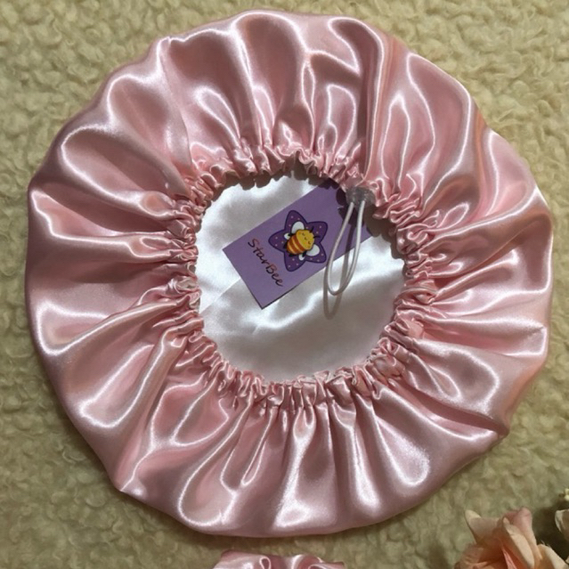 Touca Cetim EXTRA GRANDE (70 Cm) AntiFrizz Ajustável Dupla face toca Gigante