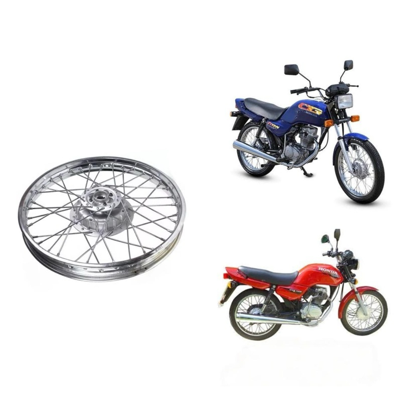 Jante Completa Dianteiro Cg-83/titan-99 Import 006819