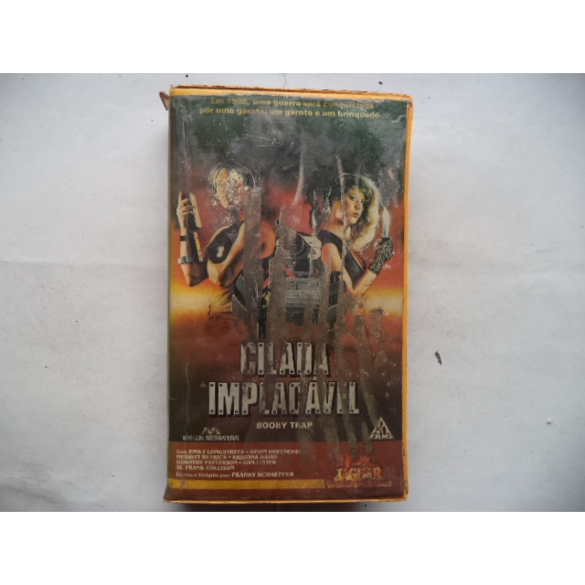 Fita Vhs Cilada Implacavel Original Legendado ( avaria capa ) ficção ler descrição anuncio