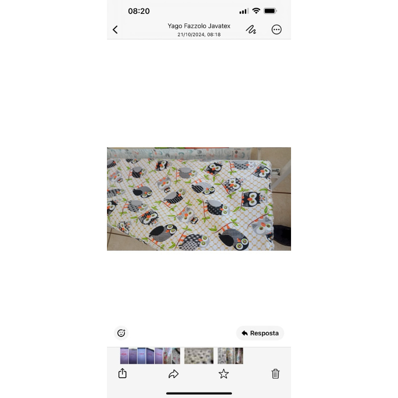 Cortina oxford para cozinha 2,00x1,40m