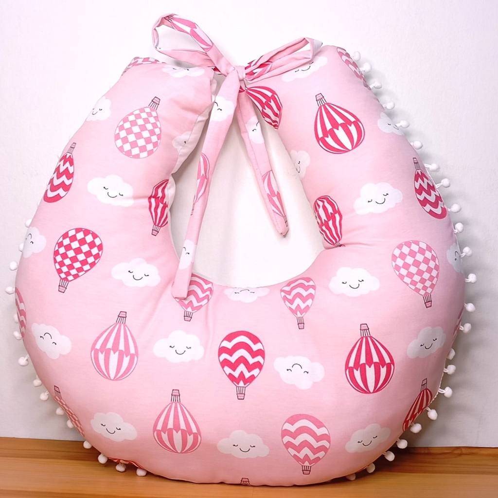 Almofada Travesseiro de Amamentação Tamanho Grande Tecido em Algodão