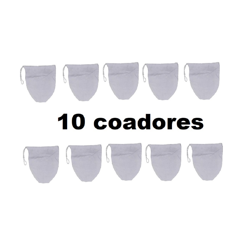 KIT 10 COADORES PANO MAQUINA DE CAFÉ PROFISSIONAL, MARCHESONI, RECORD, UNIVERSAL, MONARCHA, PARA CAFETEIRA PADARIA