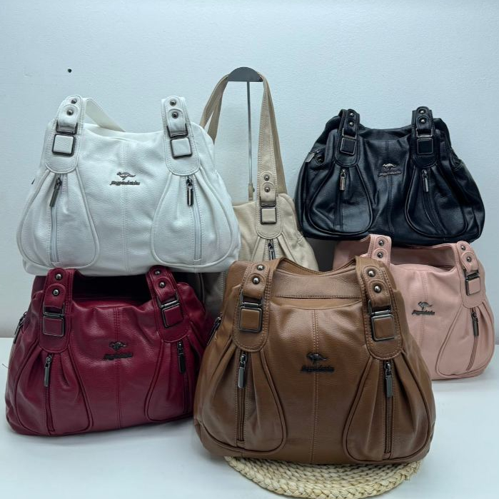 Bolsa grande De Ombro e transversal Feminina De Couro PU