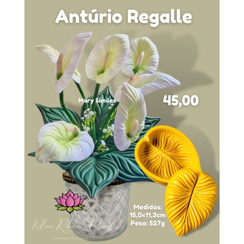 FRISADOR EM RESINA ANTÚRIO REGALLE