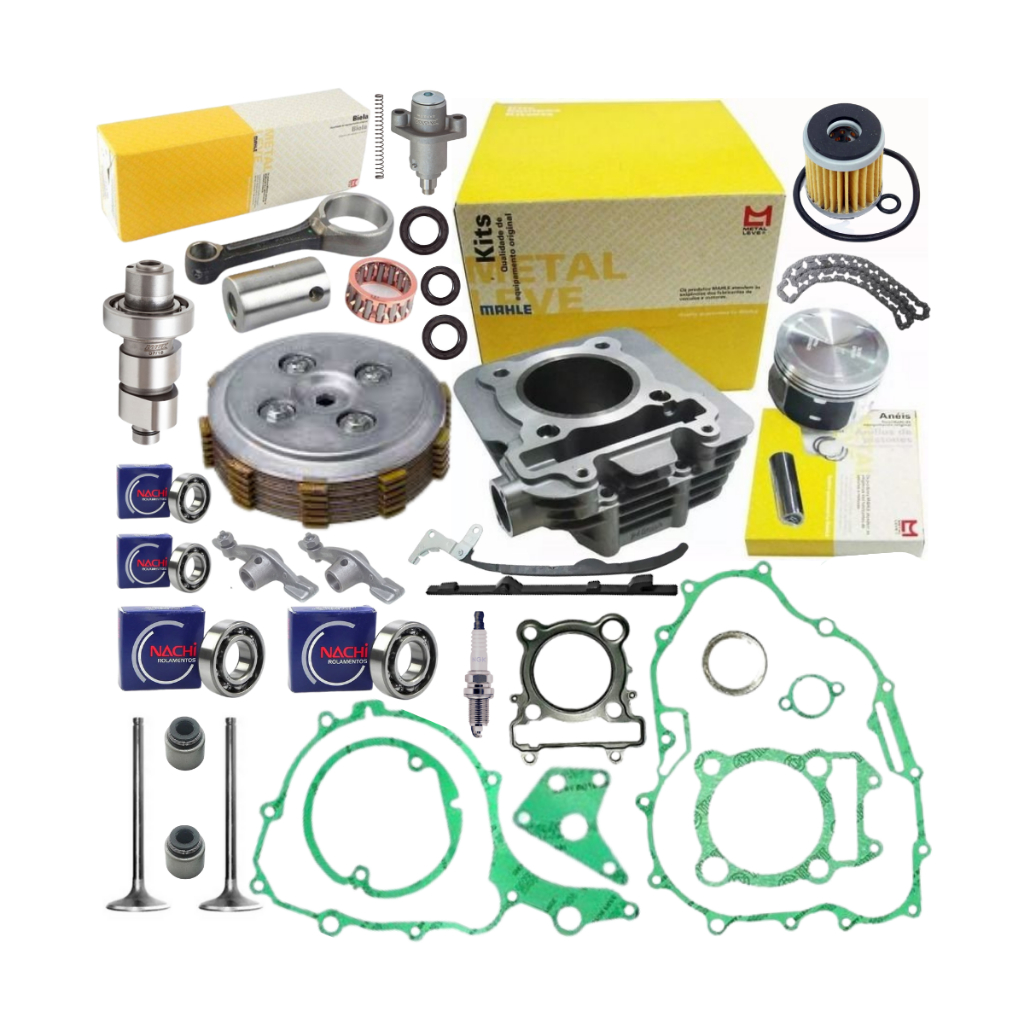 Kit Motor Completo Fazer 250 Lander Ténéré Biela Rolamentos em Oferta na Shopee