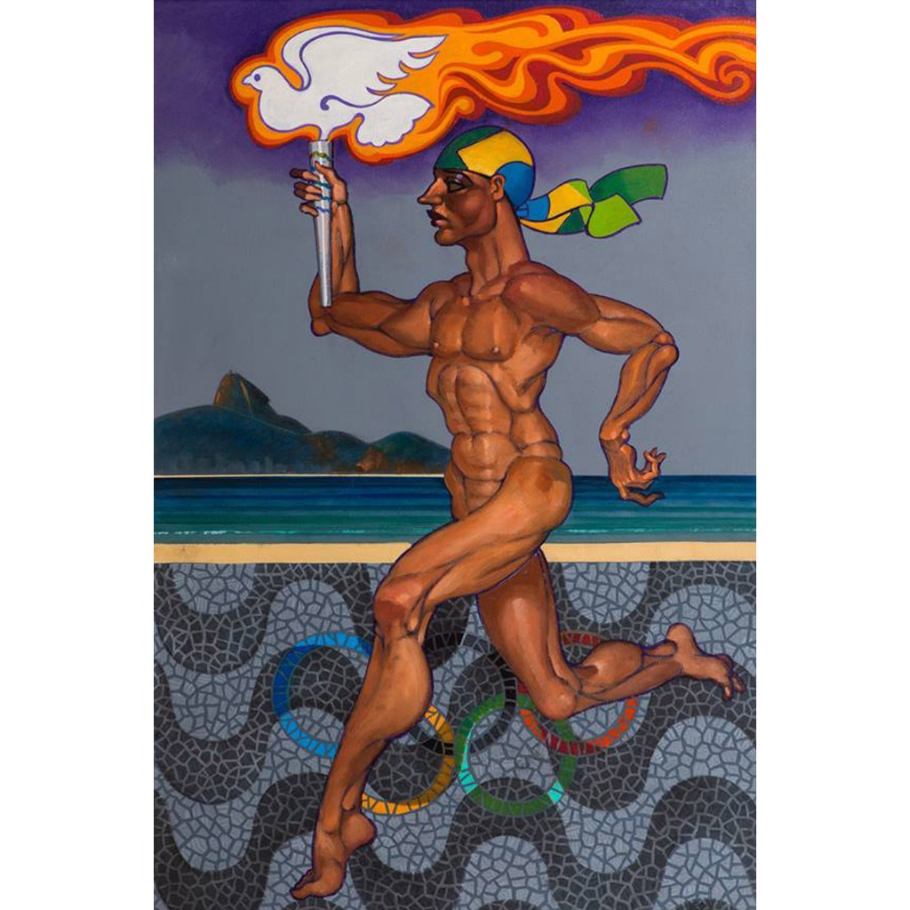Pôster - Juarez Machado - Olimpiadas - Decora   - 33 Cm X 48 Cm