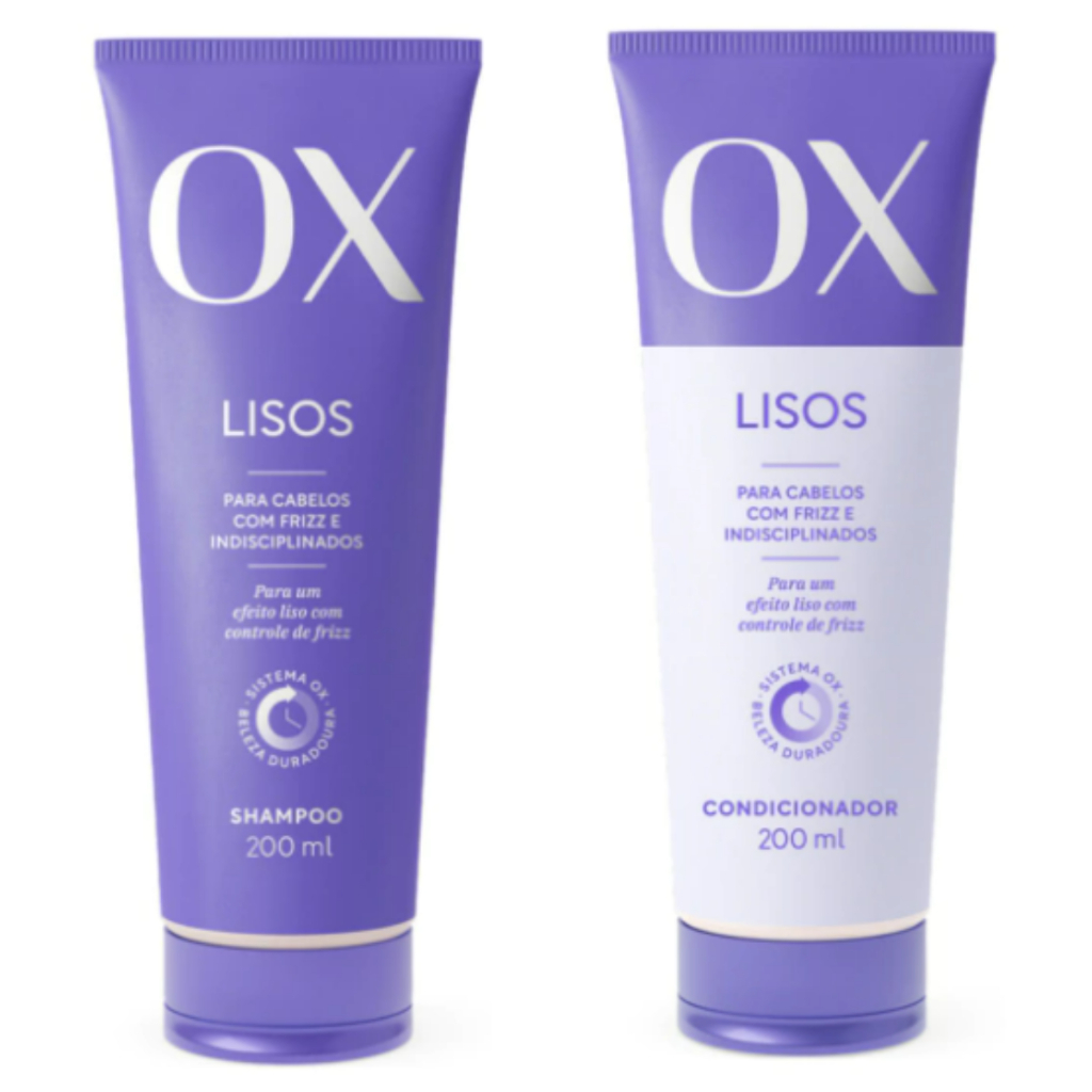 Kit Ox Lisos- Shampoo e Condicionador 200ml em Oferta na Shopee