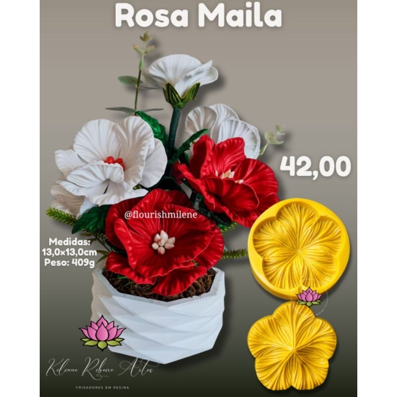 FRISADOR EM RESINA ROSA MAILA