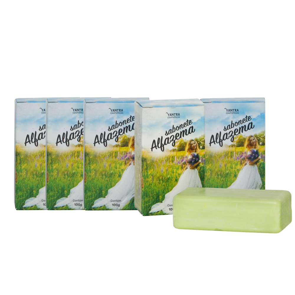 5 Sabonete em barra Alfazema - Linha Seiva de Alfazema - 100g CADA - em Oferta na Shopee