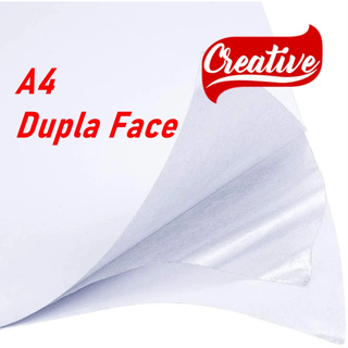 Fita Adesiva Dupla Face Folha A4 21 x 29,7 Com Com 10 Folhas Duplo liner em Oferta na Shopee