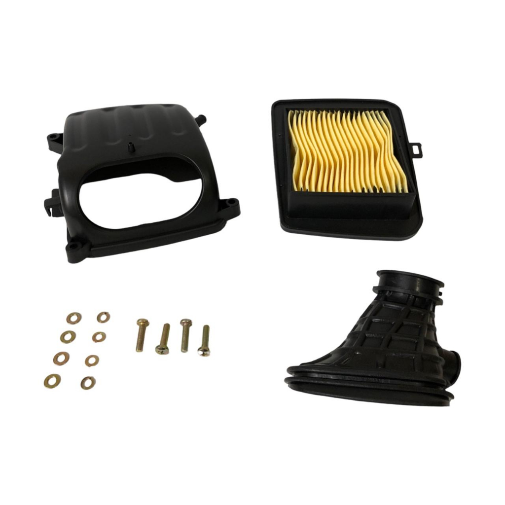 Tampa Filtro Ar + Filtro Ar + Kit Fixa Tampa + Duto Ar Honda Titan 150 2014 a 2018