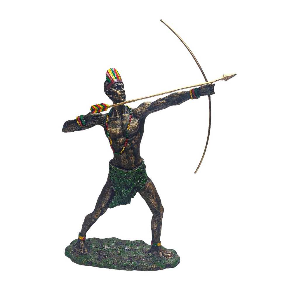 Oxóssi 29cm Estatueta Orixá Resina