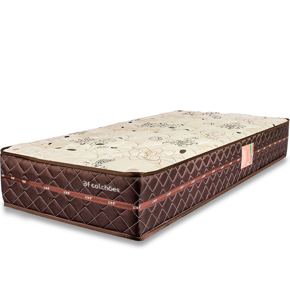Colchão Solteiro Ortopédico Espuma D33 88x188x24cm BF Colchões em Oferta na Shopee