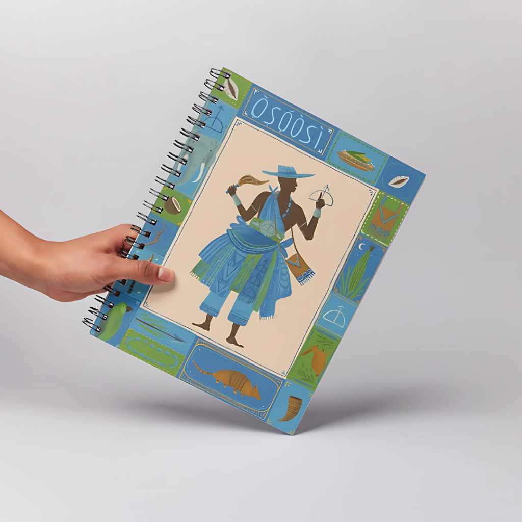 Caderno Agenda Oxossi Ode - Orixás Candomblé Umbanda
