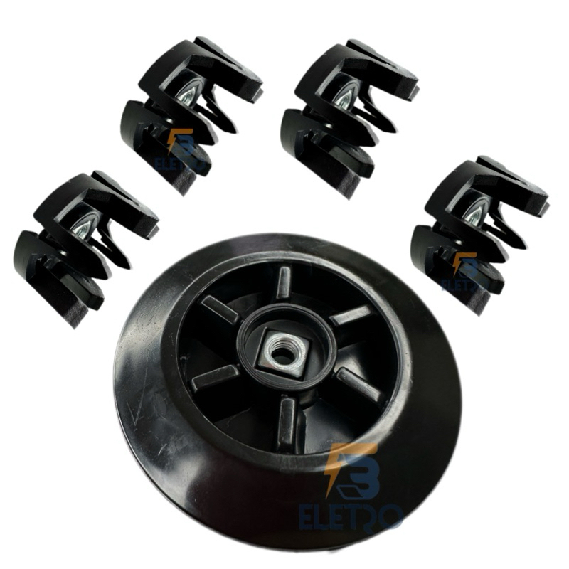 4 Arraste do Copo e 1 Arraste do Motor para Liquidificador Mondial L-900 L-1000 L-1100 e L-1200