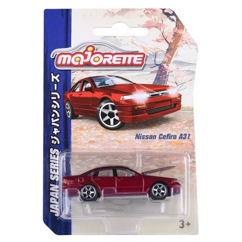 Miniatura Nissan Cefiro A31 1:64 Majorette Japan Series