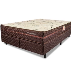 Cama Box com Colchão King Ortopédico D33 198x203cm Bf Colchões