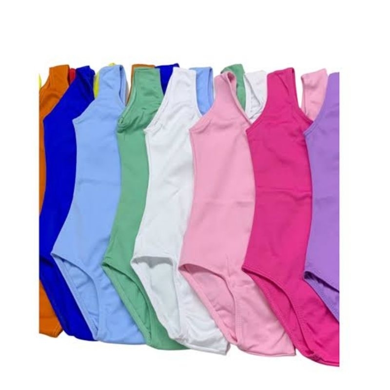 Collant Regata Bailarina Collant de balé Uniforme Várias cores Infantil